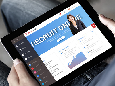 Web Application for Recruit portal app portal profile recruit web