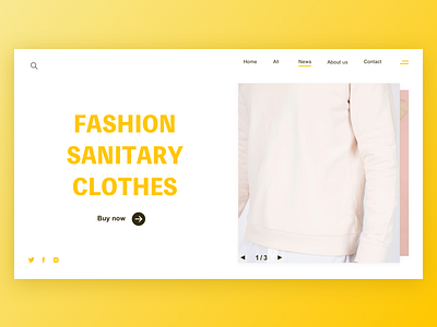 clothes web ui ux 品牌 应用 设计