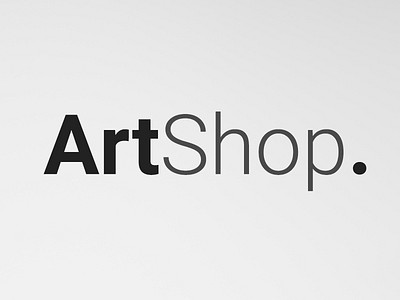 ArtShop. adobe design illustration illustrator interface ui ux