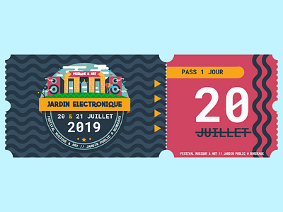 Jardin Electronique ticket