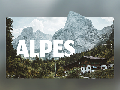 Alpes interface design identity illustration launch nature travel ux ux ui ux design website