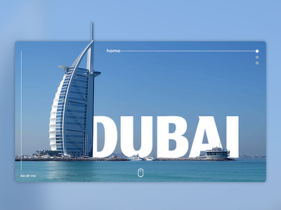 Dubaï interface adobe branding design flat identity illustration interface design minimal photoshop ui ui ux ux webdesign