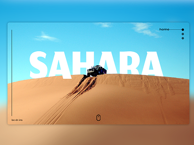Sahara interface adobe branding design identity illustration typography ui ux web white