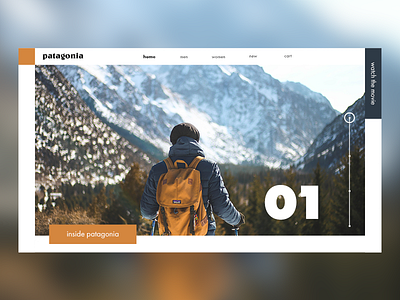 Patagonia adobe branding design flat flat design icon identity illustrator interface type typography ui ux web white