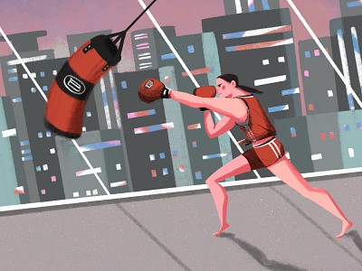 Boxing illustration