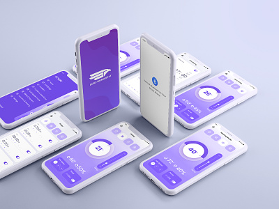 Eagle Thermosta Mobile app design