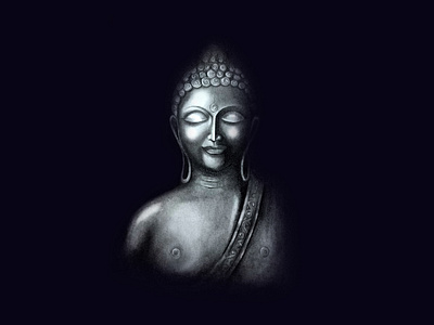 Buddha Drawing Art