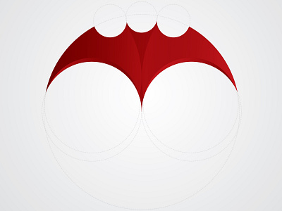 Batman Golden ratio logo branding design graphic icon illustration logo vector