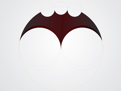 Batman Golden ratio logo branding design graphic icon illustration logo vector