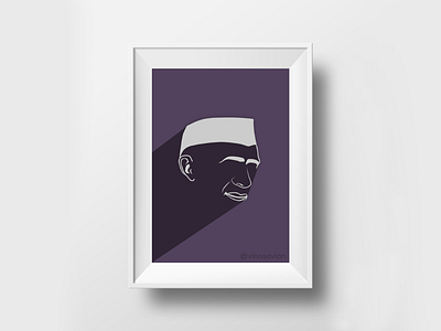 Jawaharlal Nehru Vector Design branding design graphic icon illustration logo vector
