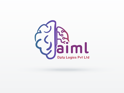 AIML Logo create design branding design graphic icon illustration logo vector
