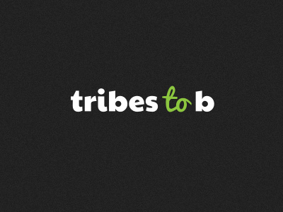 Tribes to b logo b fonts logo to tribes typography