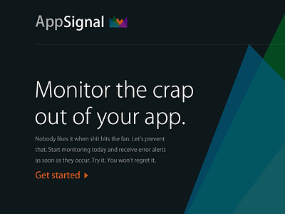 AppSignal Landing page appsignal landing