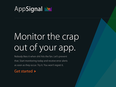 AppSignal Landing page