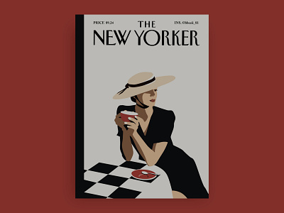 The New Yorker Illustration branding design illustration minimalism web
