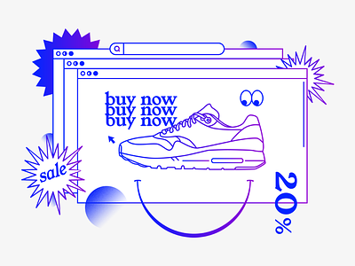 Buy Now e commerce illustration online store sale vector wish list