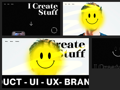 🙂 branding clean design icon illustration logo personal site portfolio smile typography ui ux web website