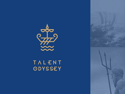 Talent Odyssey- Recruitment Agency - Employment Agency agency branding careers company design employment agency graphic design greece hotel logo ocean recruitment agency sea ship trident vector