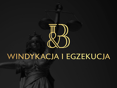 B&B WINDYKACJA I EGZEKUCJA branding column lawyer logo typogaphy typography