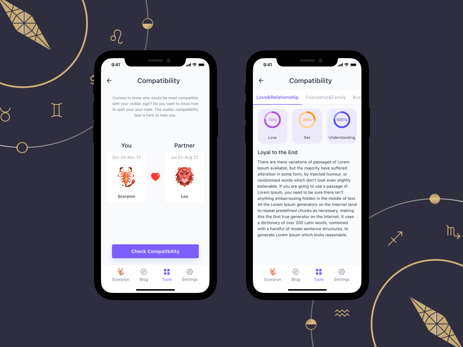 Astrology - Horoscope App by Fatih on Dribbble