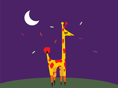 giraffe animate motion