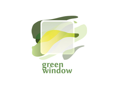 Green Window green logo nature window