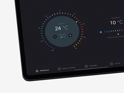 Ventilation system for stadium iPad App UX UI Design