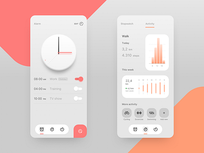 Alarm & activity concept