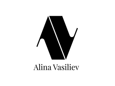 AV logo logo typography