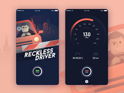 Reckless Driver app