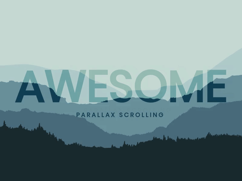 CSS mix-blend-mode & Awesome parallax scrolling