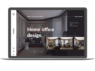 Home office design branding branding design clean design clean ui design figmadesign menu ui uidesign ux web design webdesign website