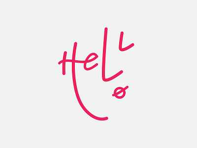 Hello Dribbble card face type