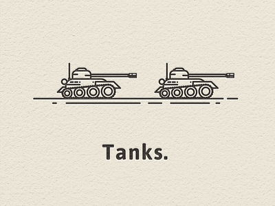 Tanks. card design greeting card tanks