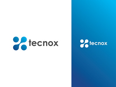 Tecnox Technology X Letter Blue Logo Design Template branding business company creative design designing graphic logo technology ui