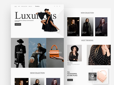 Fashion Website UI / UX Design