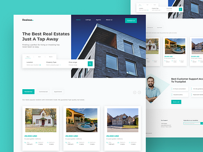 Real Estate Website U UX Design branding business company graphic design real estate ui ui design ux ux design website design