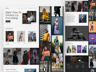 Fashion Brand Ecommerce Website Design UI UX