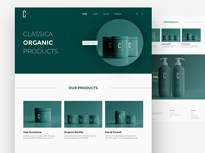 Product Website UI UX Design