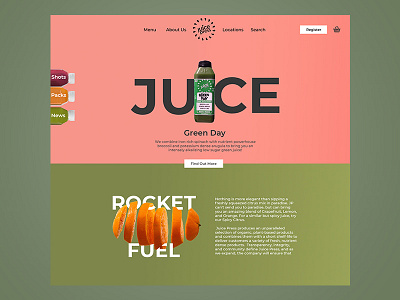 Juice Press Concept business clean dark design flat graphicdesign minimal simple web webdesign webdesigner webdevelopment