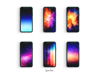 Set_2 apple background colorful design drawing graphic homescreen illustration illustrator ios ipad iphone iphone11promax minimal mockup photoshop vector texture wallpaper