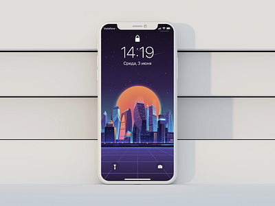 Cityscape apple background colorful design drawing graphic homescreen illustration illustrator ios ipad iphone iphone11promax minimal mockup photoshop vector texture wallpaper