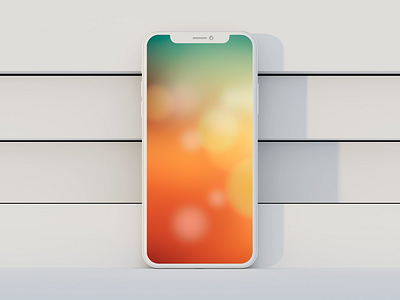 Blurred apple background colorful design drawing graphic homescreen illustration illustrator ipad iphone iphonex minimal photoshop procreate texture wallpaper