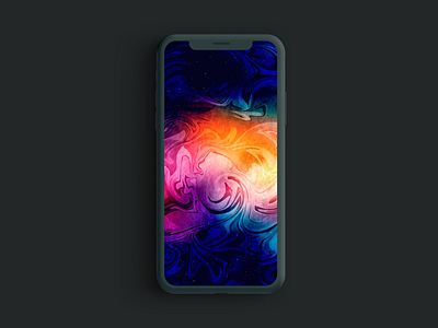 Wall V2 apple background colorful design drawing graphic homescreen illustration illustrator ios ipad iphone iphone11promax minimal photoshop vector texture wallpaper
