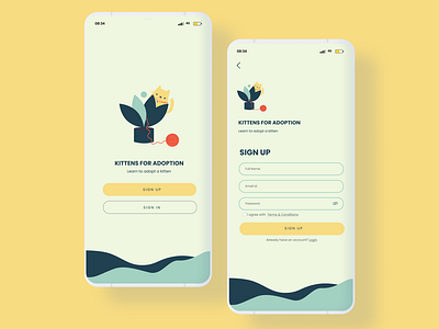 Daily UI Challenge 001 | App Signup Concept Design