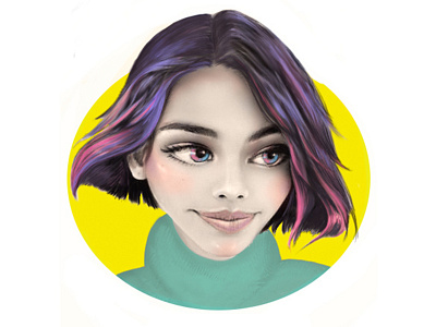The Girl artwork characterdesign digital drawing digitalpainting illustration
