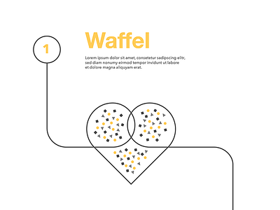 Because we love wafers. art flat illustration lines process wafers webdesign