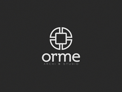 orme | archi & studio branding design graphic design icon logo logodesign logodesigner minimal