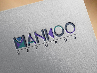 Mankoo Records Logo branding design graphics logo mankoo records music label typography