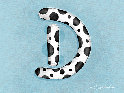 36days d 36daysoftype illustration lettering procreate texture